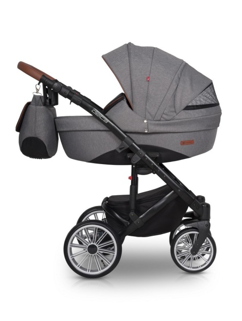 DELTA Euro-Cart 3w1 wózek głęboko-spacerowy z fotelikiem KITE 0-13kg - latte