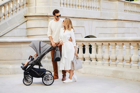 DELTA Euro-Cart 3w1 wózek głęboko-spacerowy z fotelikiem KITE 0-13kg - latte