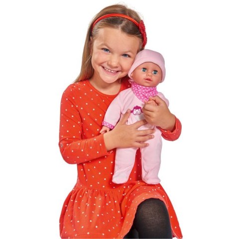 Simba Lalka Laura gaworząca z butelką i smoczkiem