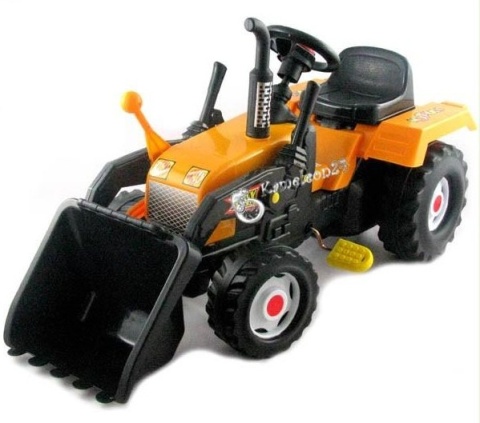 DUŻA KOPARKA TRAKTOR NA PEDAŁY RUCHOMA ŁYŻKA B131 Kameleon
