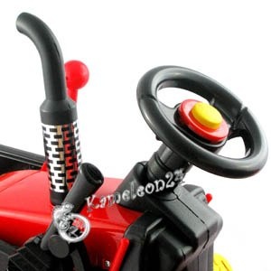 DUŻA KOPARKA TRAKTOR NA PEDAŁY RUCHOMA ŁYŻKA B131 Kameleon