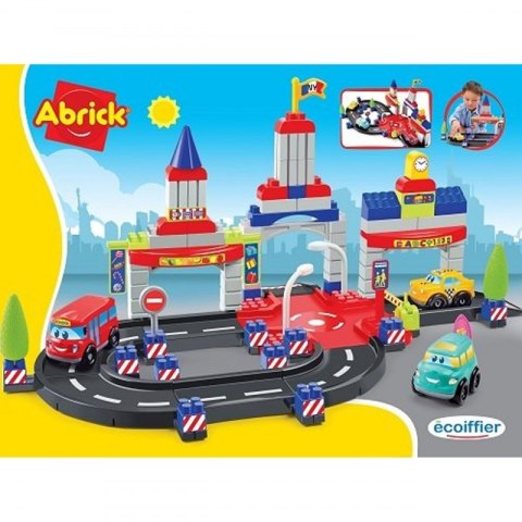 Ecoiffier Abrick Tor Wyścigowy 4 Auta Samochody