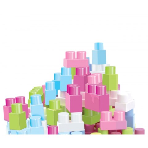 Ecoiffier Abrick Różowy Wózek z Klockami 40 elementów