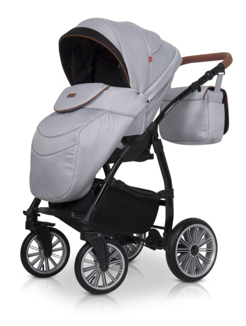 PASSO PRO Euro-Cart 2w1 wózek głęboko-spacerowy - grey fox