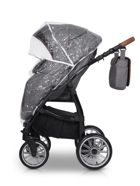 PASSO PRO Euro-Cart 3w1 wózek głęboko-spacerowy z fotelikiem KITE 0-13kg - denim