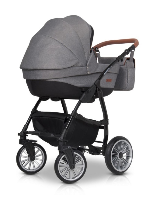 PASSO PRO Euro-Cart 3w1 wózek głęboko-spacerowy z fotelikiem KITE 0-13kg - latte