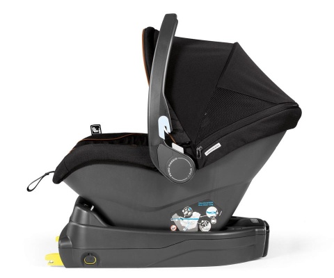 Primo Viaggio I-size Peg Perego fotelik samochodowy do 83cm około 15 mies. z bazą isofix - ypsi ebony