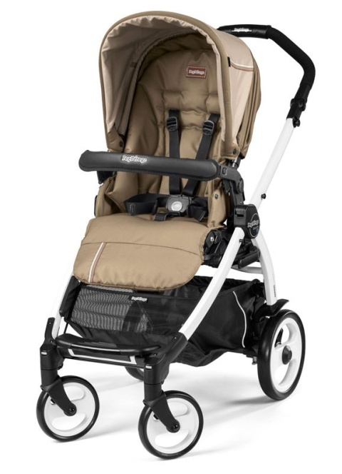 BOOK 51 ELITE SPORTIVO MODULAR CLASS Peg Perego (Stelaż Book 51 + Set Elite Sportivo + Siedzisko Pop-Up Sportivo) - class beige