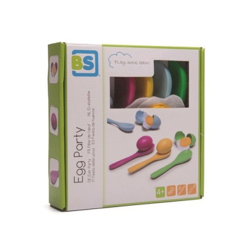 Gra dla dzieci jajka - BS Toys Wyścig Jajko Na Łyżce