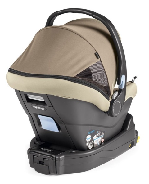 Primo Viaggio I-size Peg Perego fotelik samochodowy do 83cm około 15 mies. z bazą isofix - class beige