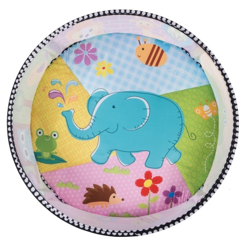 CARLA Lionelo mata edukacyjna 3w1 mata, kojec, basen z piłkami - pink