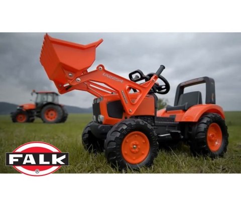 FALK Traktor KUBOTA z łyżką i przyczepą