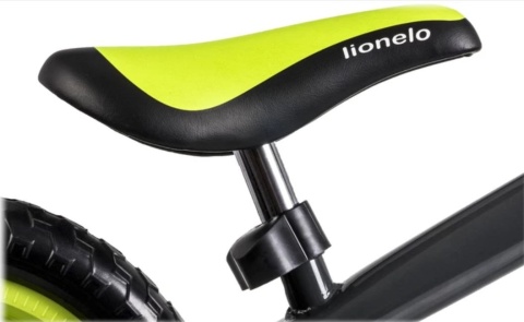 FIN PLUS Lionelo rowerek biegowy 18m+ 12 cali do 27kg - black/red