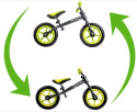 FIN PLUS Lionelo rowerek biegowy 18m+ 12 cali do 27kg - grey/green