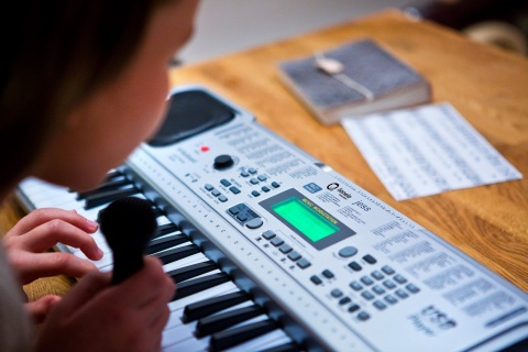 JESS Lionelo keyboard organy pianinko USB + mikrofon