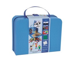 Plus-Plus,kartonowa walizka Mini 400 HIT (300Basic+100Neon+płytka+książeczka)