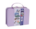 Plus-Plus,kartonowa walizka Mini 400 HIT (300Pastel+100Neon+płytka+książeczka)