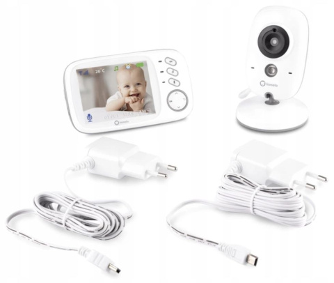 Babyline 6.1 Lionelo Niania elektroniczna do 300m, tryb nocny, melodie