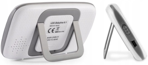 Babyline 6.1 Lionelo Niania elektroniczna do 300m, tryb nocny, melodie