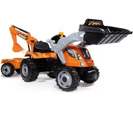 SMOBY Traktor MAX z Przyczepą i Łyżką