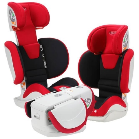 CHART Babysafe 15-36KG fotelik samochodowy czerwony