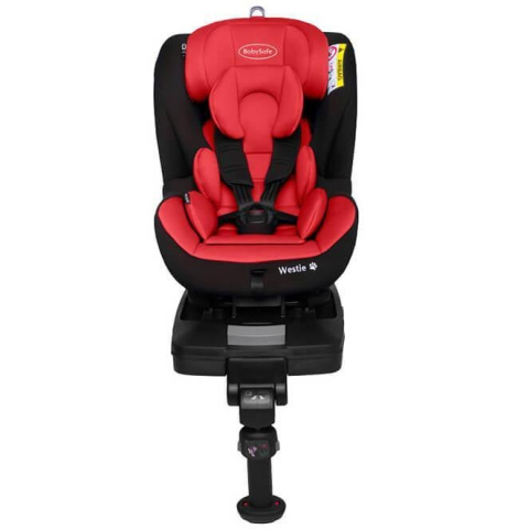 WESTIE IsoFix Babysafe 0-18kg fotelik samochodowy - czerwony