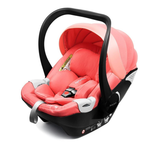 YORK I-Size BabySafe fotelik samochodowy z bazą isofix 0-13kg 0-15m - koralowy