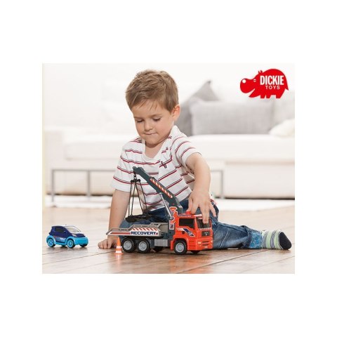 Laweta z samochodem PODNOŚNIK z pompką Dickie
