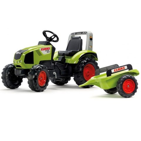 Falk Traktor Claas Axos 330 z przyczepą