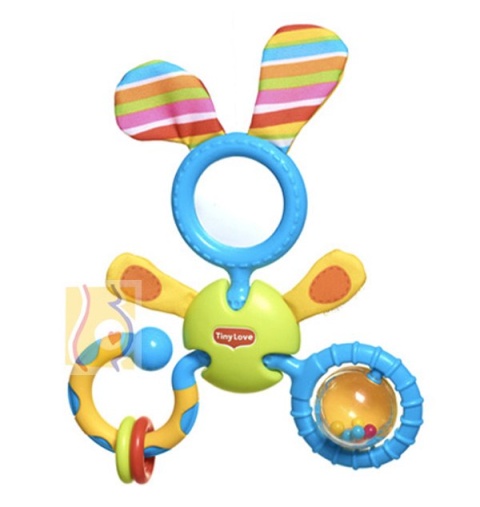 Tiny Love Gryzaczek grzechotka Króliczek Trio