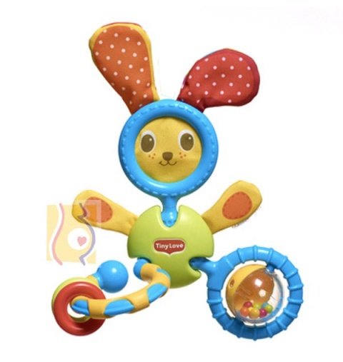 Tiny Love Gryzaczek grzechotka Króliczek Trio