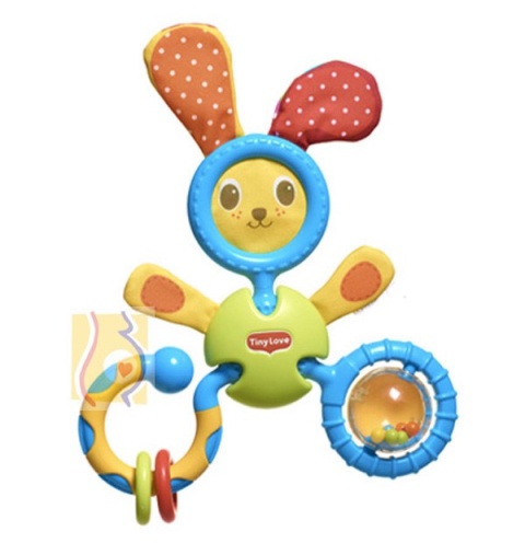 Tiny Love Gryzaczek grzechotka Króliczek Trio