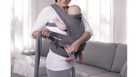 Chicco Boppy ComfyFit Nosidełko dla dziecka 0m+ do 15kg jak chusta - blue