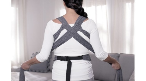 Chicco Boppy ComfyFit Nosidełko dla dziecka 0m+ do 15kg jak chusta - blue