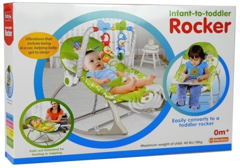 Leżaczek Bujaczek 3w1 Kołyska Fotelik do Karmienia