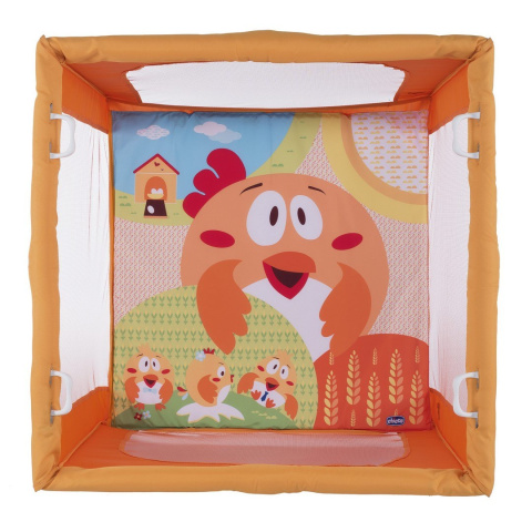 OPEN NEW Chicco kojec łóżeczko turystyczne 0m+ Fancy Chicken