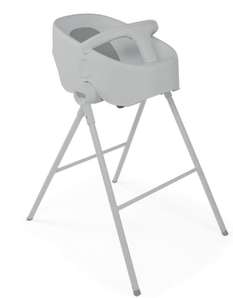 Bubble Nest Chicco stojak kąpielowy wanienka 0-12m - Cool Grey