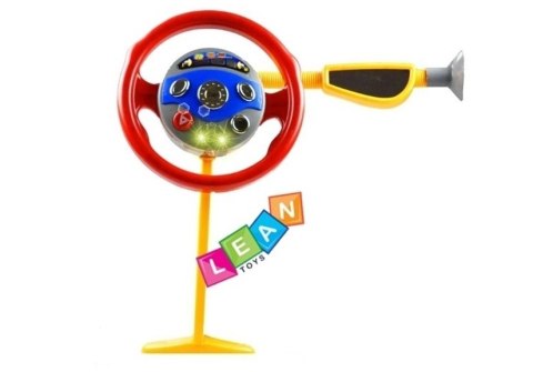 Kierownica Symulator Do Samochodu Z Przyssawkami Dla Dzieci Światła Dźwięki