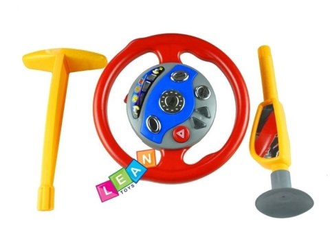 Kierownica Symulator Do Samochodu Z Przyssawkami Dla Dzieci Światła Dźwięki