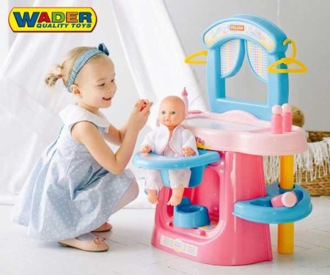 Zestaw opiekunka Niania Wader Lalka + akcesoria