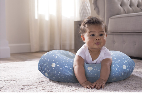 BOPPY Chicco poduszka rogal do karmienia dzieci - Moon and Stars