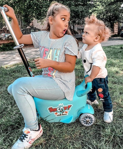 Hulajnoga/Jeździk SNOOP! 3w1 GREEN