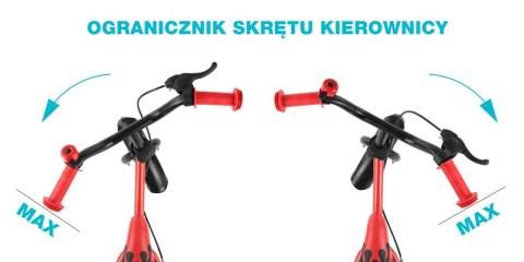 Rowerek Biegowy Dragon z hamulcem Multicolor