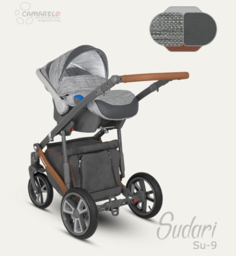 SUDARI Camarelo 3w1 wózek wielofunkcyjny z fotelikiem KITE 0-13kg Polski Produkt - Su-9