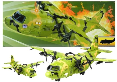 Ogromny Samolot Wojskowy Militarny Figurki 64 cm