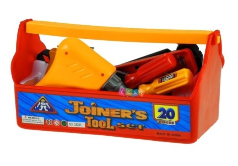 Zestaw Narzędzi w Skrzynce Majsterkowicz Kask 20 elementów