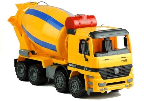 Duża Betoniarka Ruchome Elementy Żółta Ciężarówka