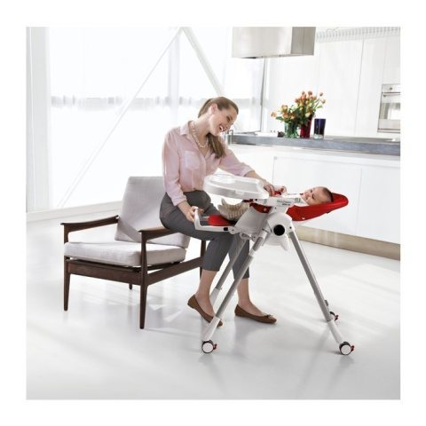 Peg Perego Prima Pappa Follow Me krzesełko do karmienia - Fragola
