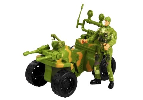 Zestaw Wojsko Helikopter Wojskowy Quad Figurki