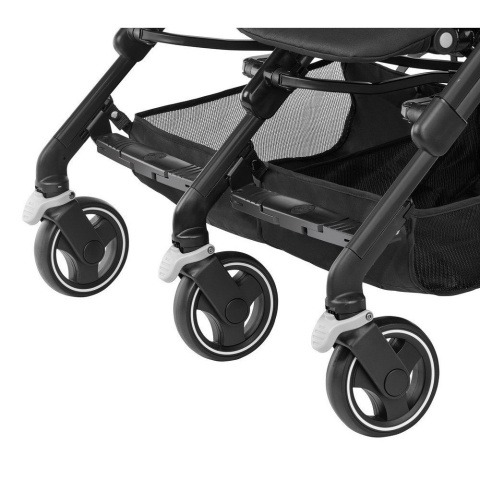 Dana For 2 Maxi-Cosi + 2 x fotelik Cabrio Fix - bliźniaczy wózek spacerowy vivid red